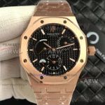 TW Factory Black Dial 41MM Audemars Piguet Royal Oak Dual Time Watches For Sale